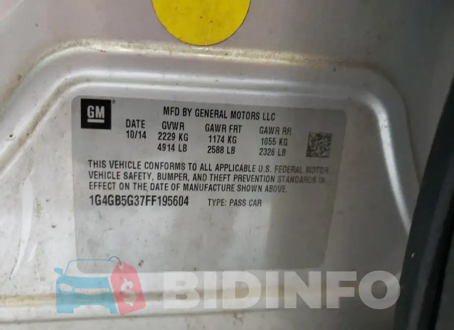 1G4GB5G37FF195604 Photo# 12
