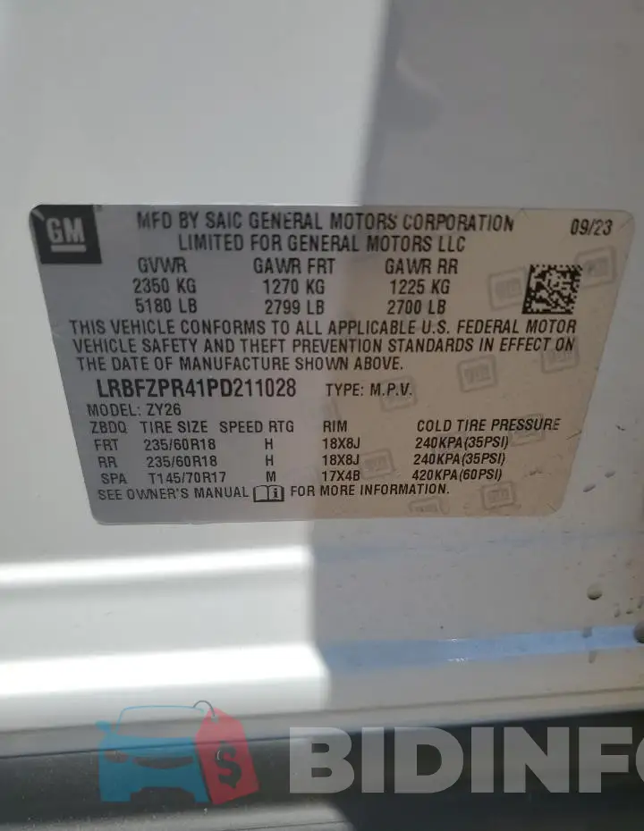 LRBFZPR41PD211028 Photo# 13