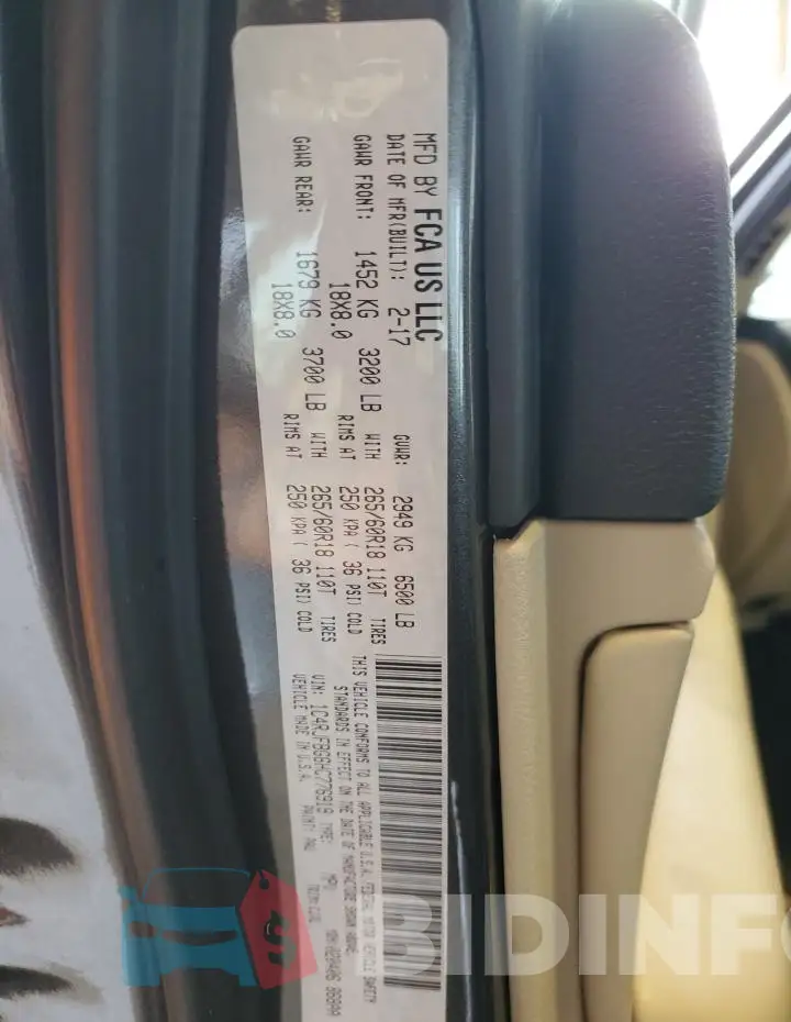 1C4RJFBG6HC776919 Photo# 14