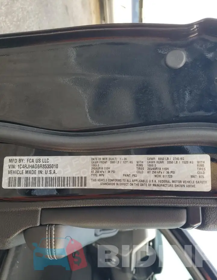 1C4RJHAG6R8535010 Photo# 13