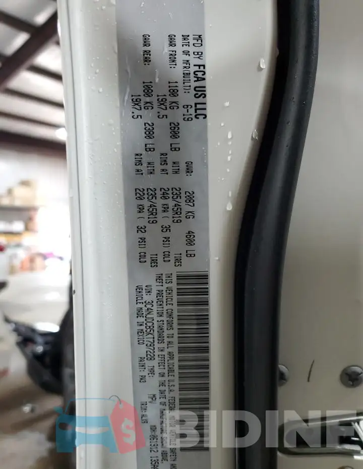 3C4NJDCB5KT797228 Photo# 14
