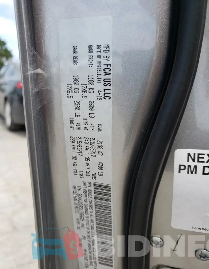 3C4NJDDB5KT766625 Photo# 13