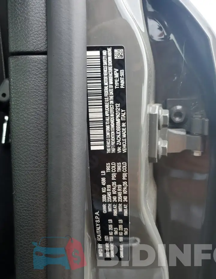 ZACNJDBB8MPN31212 Photo# 13