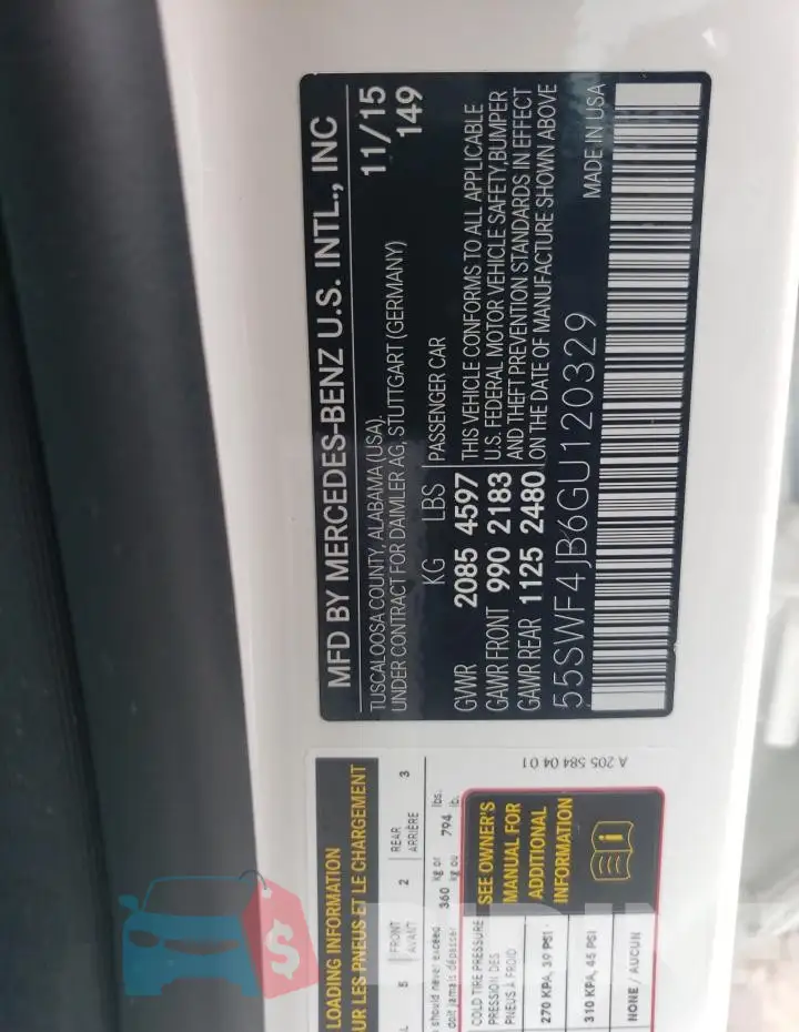 55SWF4JB6GU120329 Photo# 12