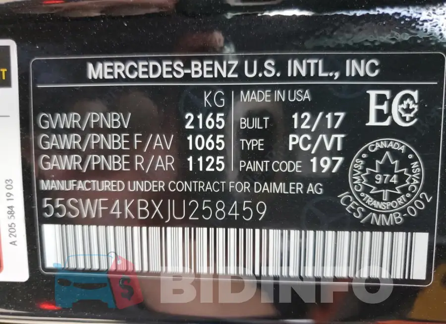 55SWF4KBXJU258459 Photo# 12