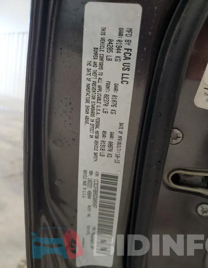 1C3CDFBB9GD605497 Photo# 12