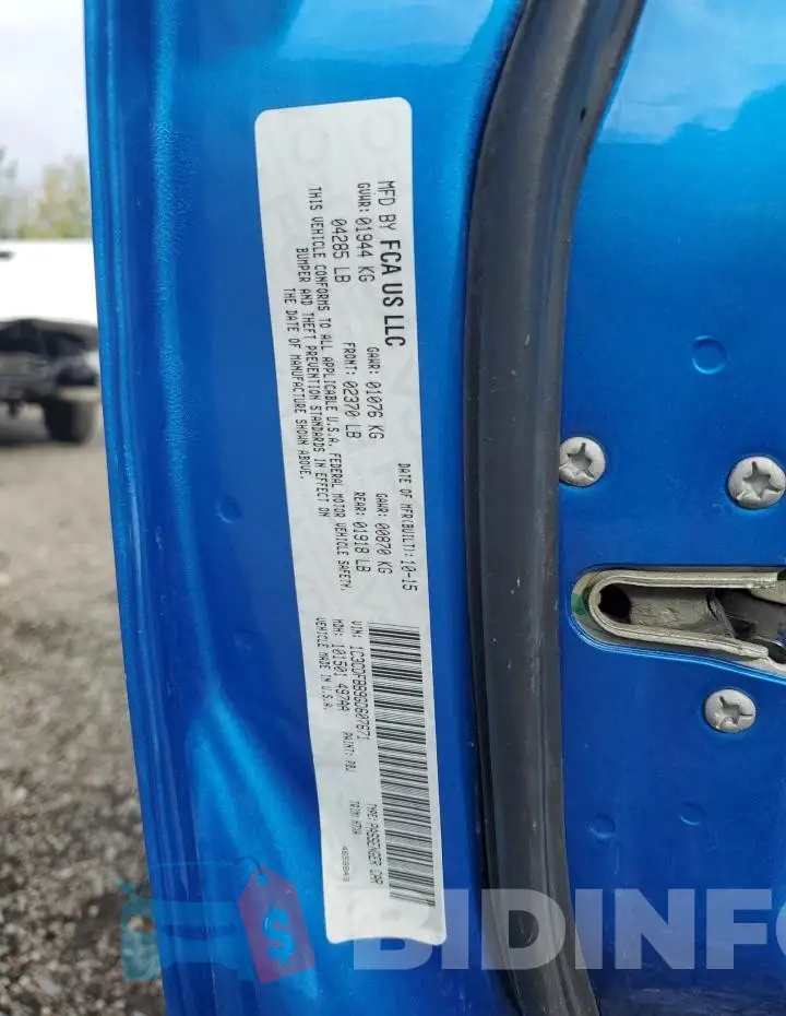 1C3CDFBB9GD607671 Photo# 12