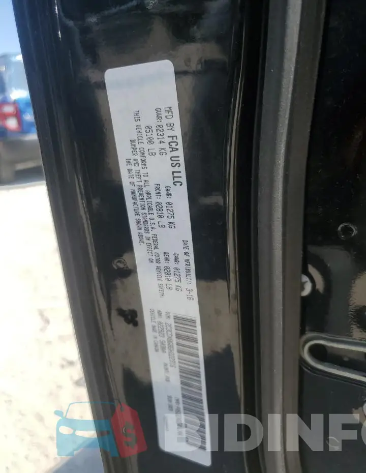 2C3CDXBG8GH222316 Photo# 12