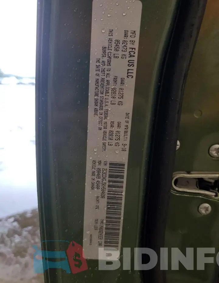 2C3CDXGJ5KH504698 Photo# 12