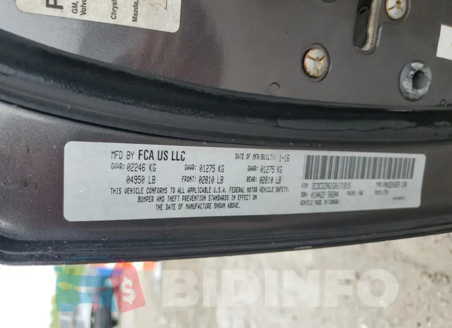 2C3CDZAG1GH171819 Photo# 12