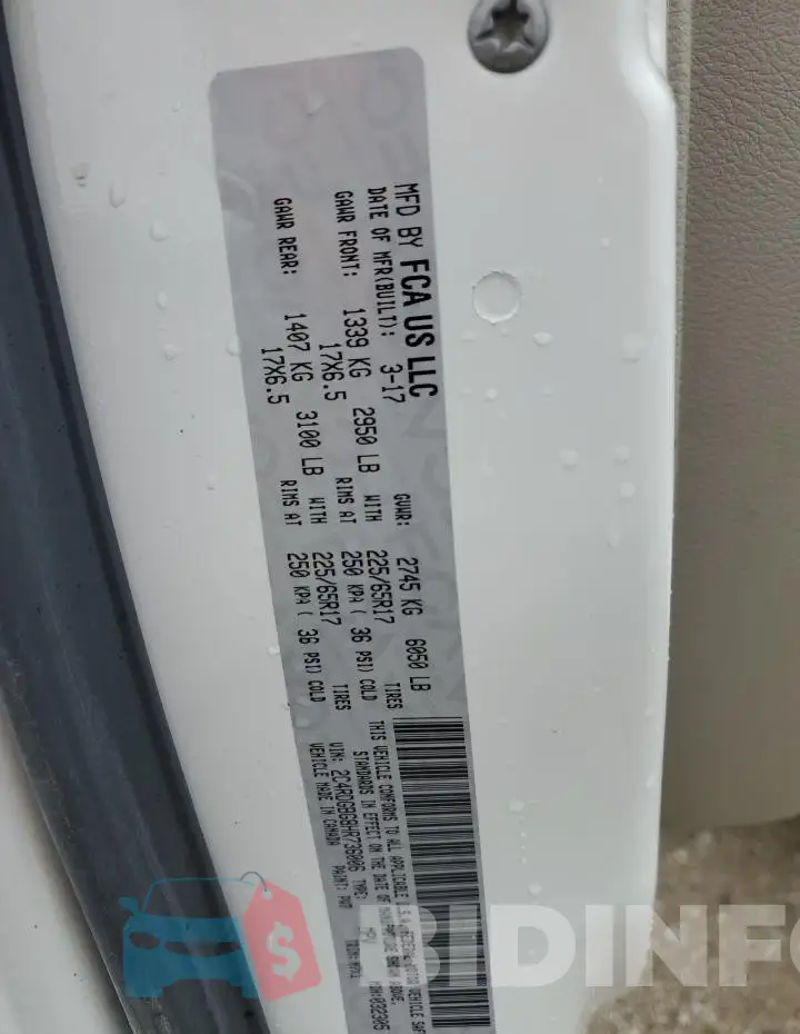 2C4RDGBG8HR736006 Photo# 14