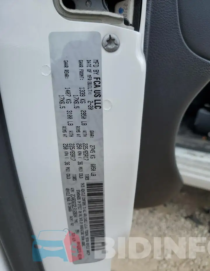 2C4RDGEG2LR169604 Photo# 13