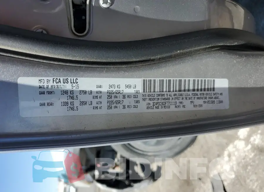 3C4PDCBG3FT711119 Photo# 13