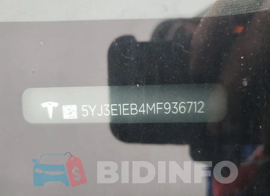 5YJ3E1EB4MF936712 Photo# 12