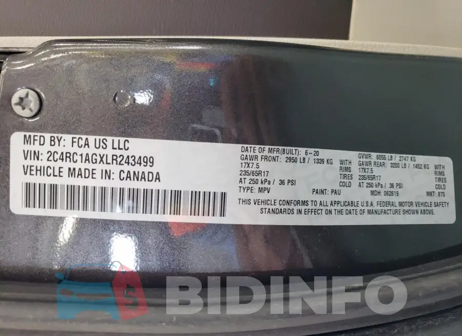 2C4RC1AGXLR243499 Photo# 13