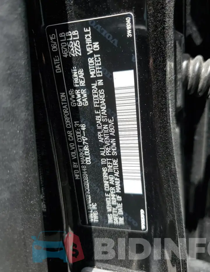 LYV402FKXGB089448 Photo# 13