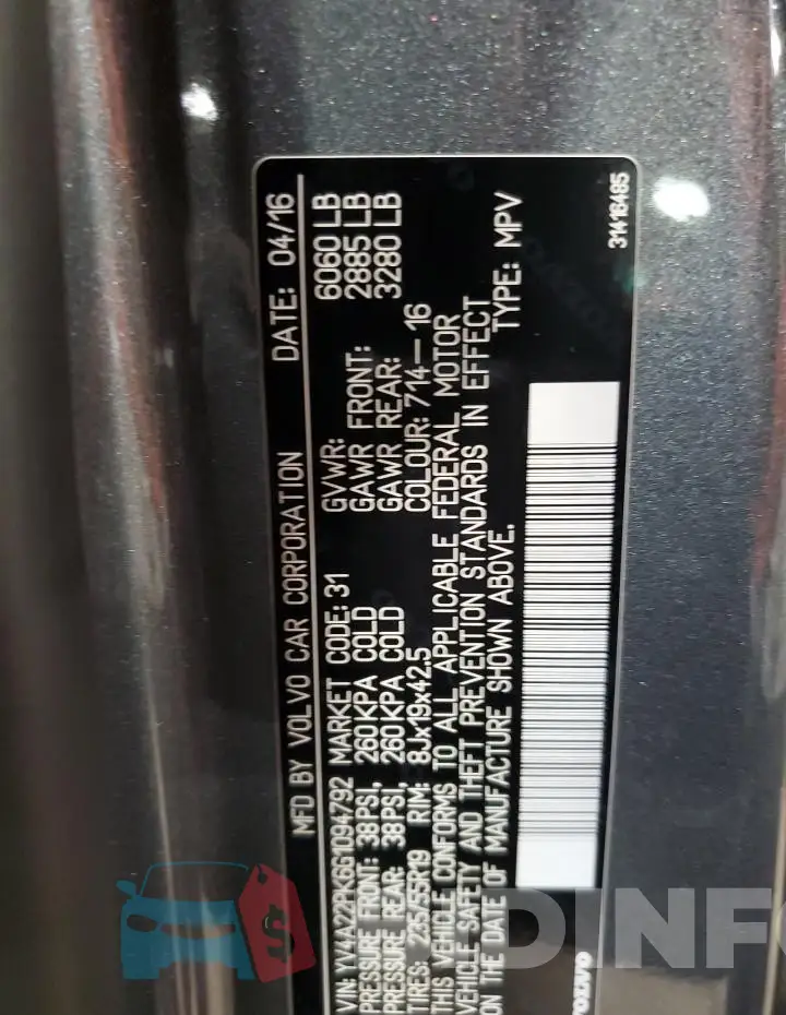 YV4A22PK6G1094792 Photo# 14