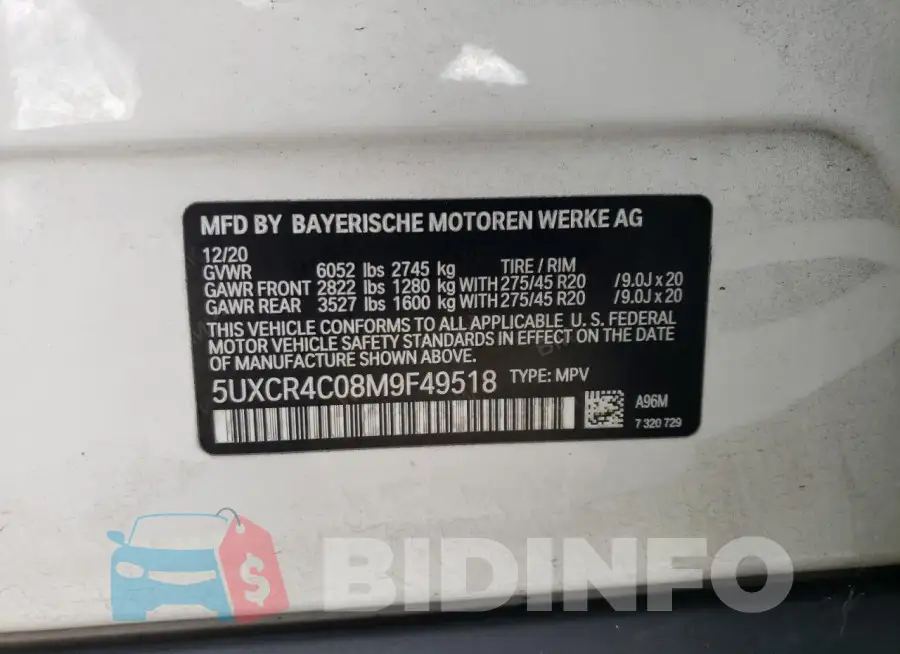 5UXCR4C08M9F49518 Photo# 13