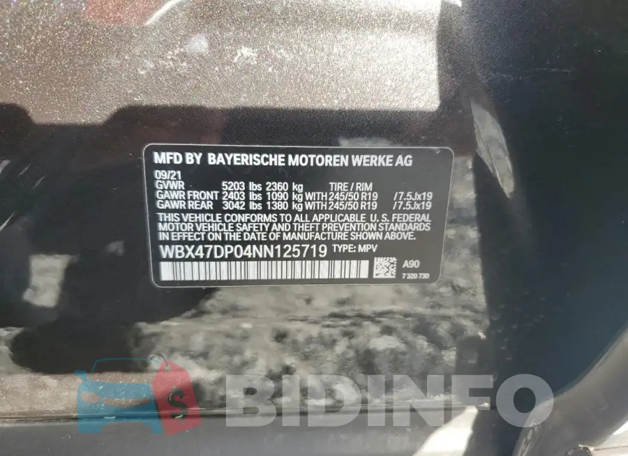 WBX47DP04NN125719 Photo# 13