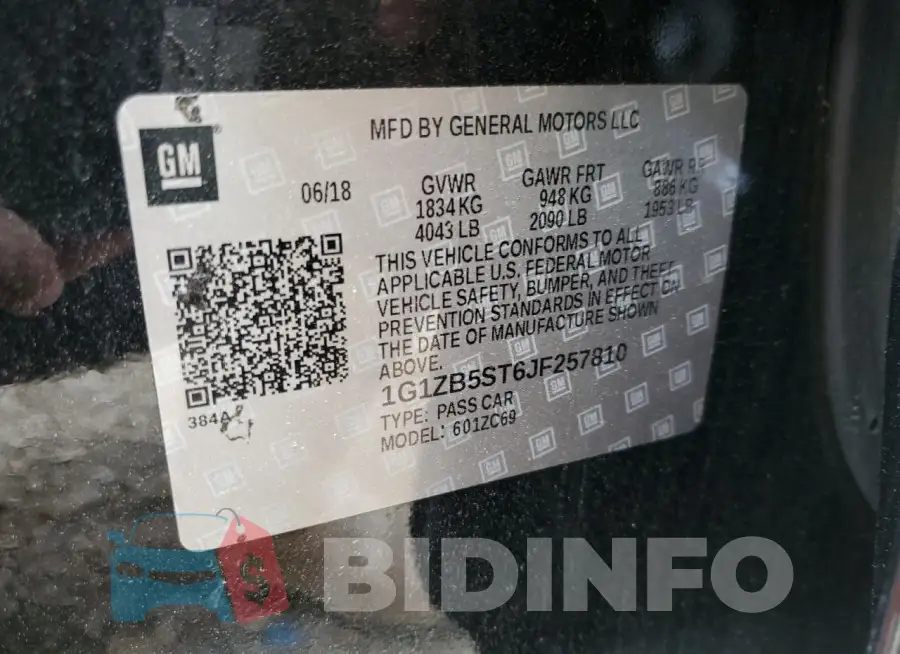 1G1ZB5ST6JF257810 Photo# 13