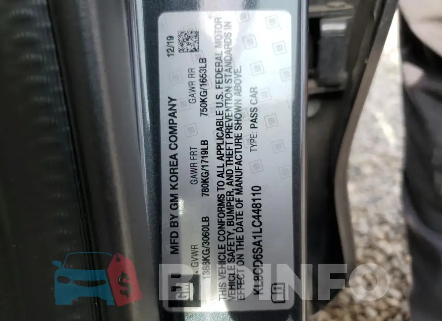 KL8CD6SA1LC448110 Photo# 12