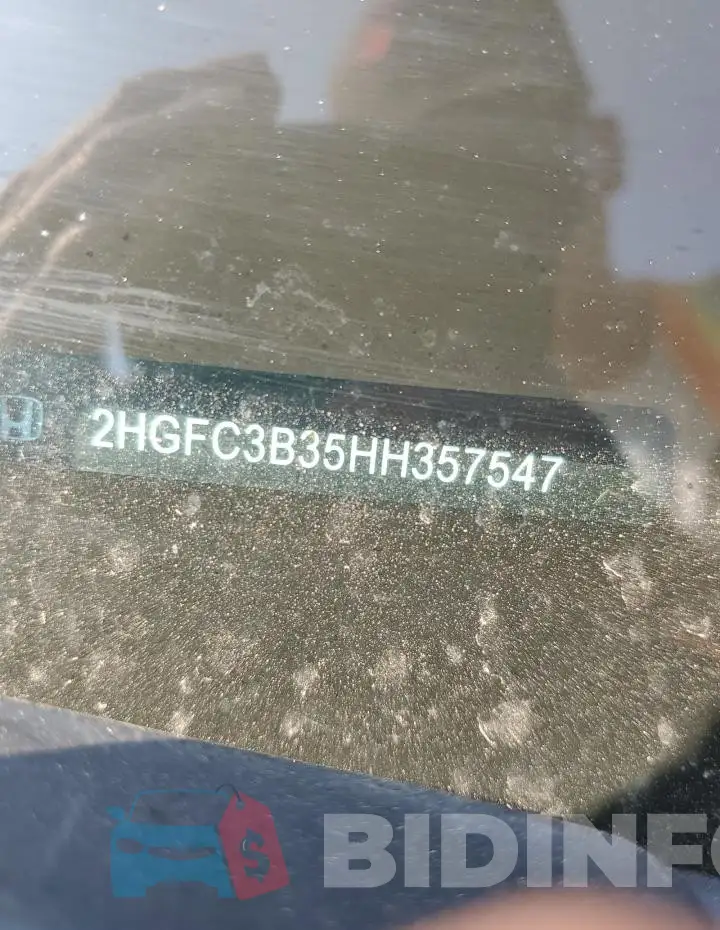 2HGFC3B35HH357547 Photo# 13