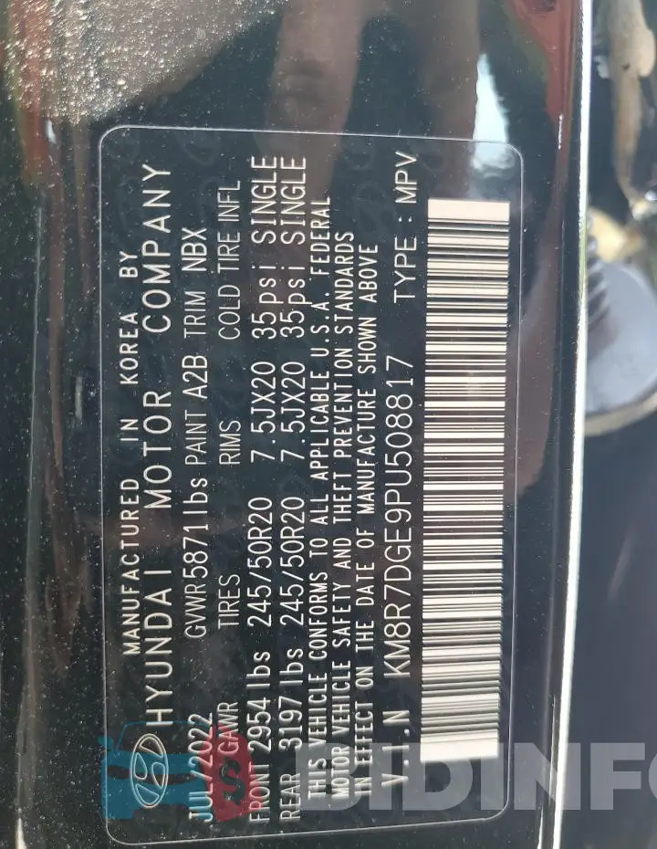 KM8R7DGE9PU508817 Photo# 13