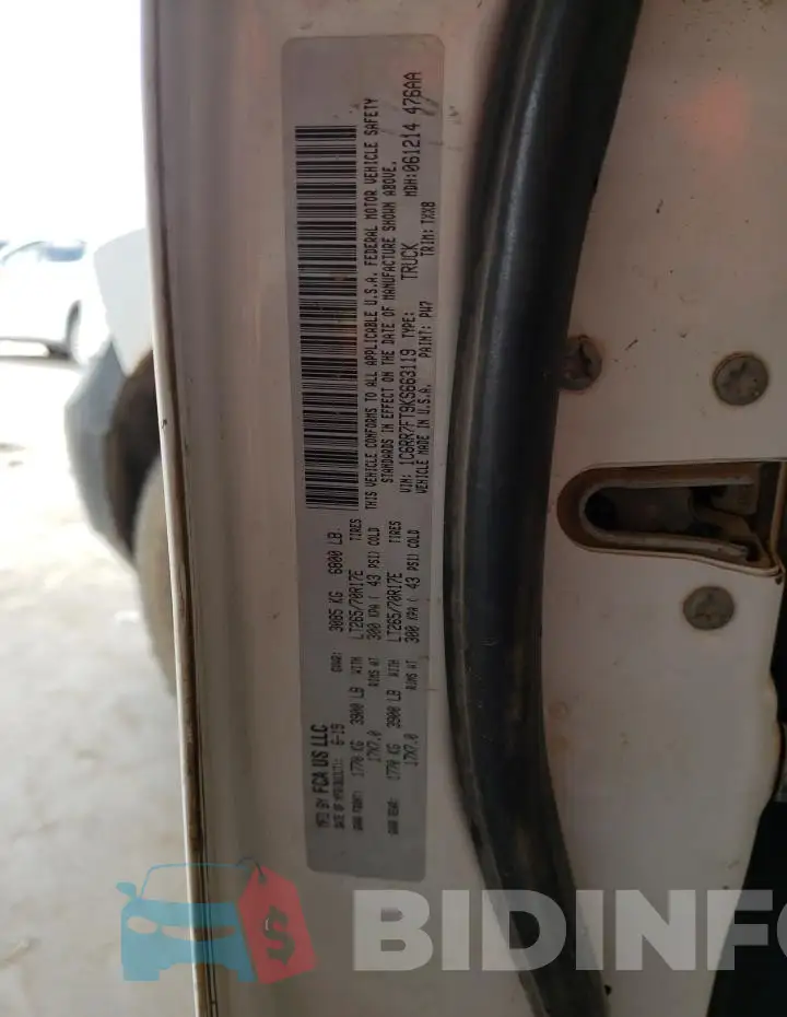 1C6RR7FT9KS663119 Photo# 12