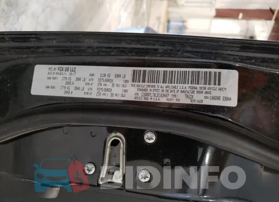 1C6RR7LT8JS163407 Photo# 12