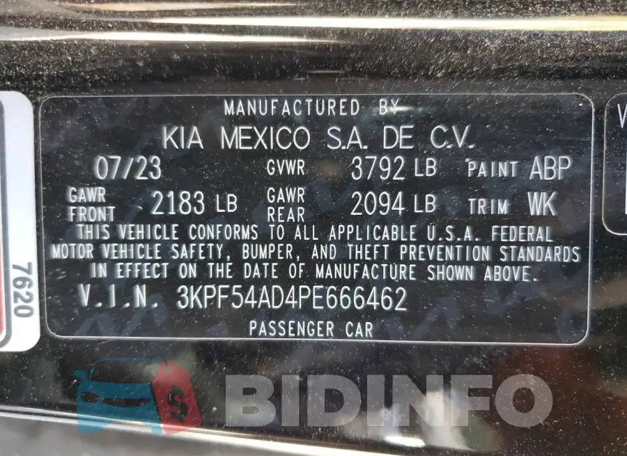 3KPF54AD4PE666462 Photo# 12