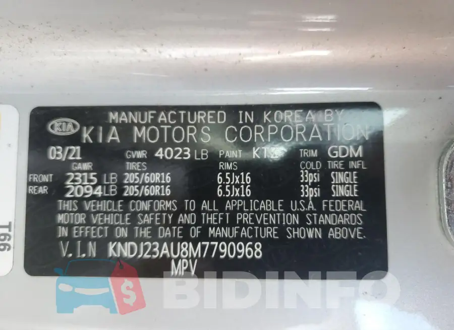 KNDJ23AU8M7790968 Photo# 13