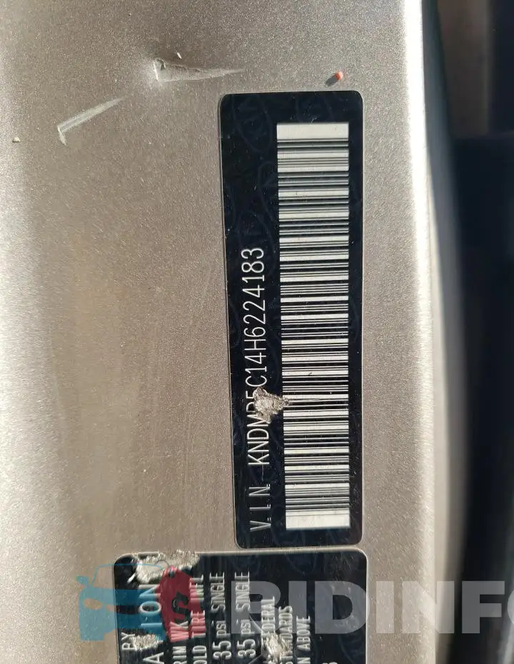 KNDMB5C14H6224183 Photo# 13