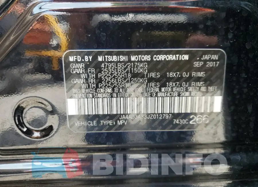 JA4AD3A33JZ012797 Photo# 13