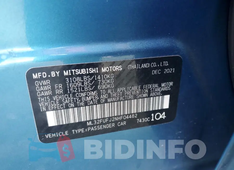 ML32FUFJ2NHF04482 Photo# 12