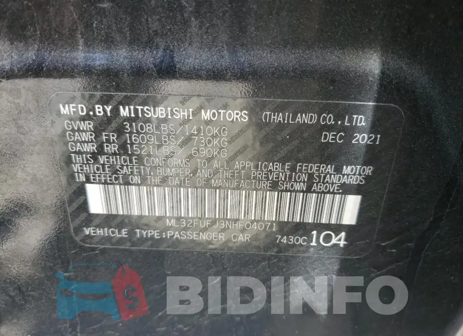 ML32FUFJ3NHF04071 Photo# 12