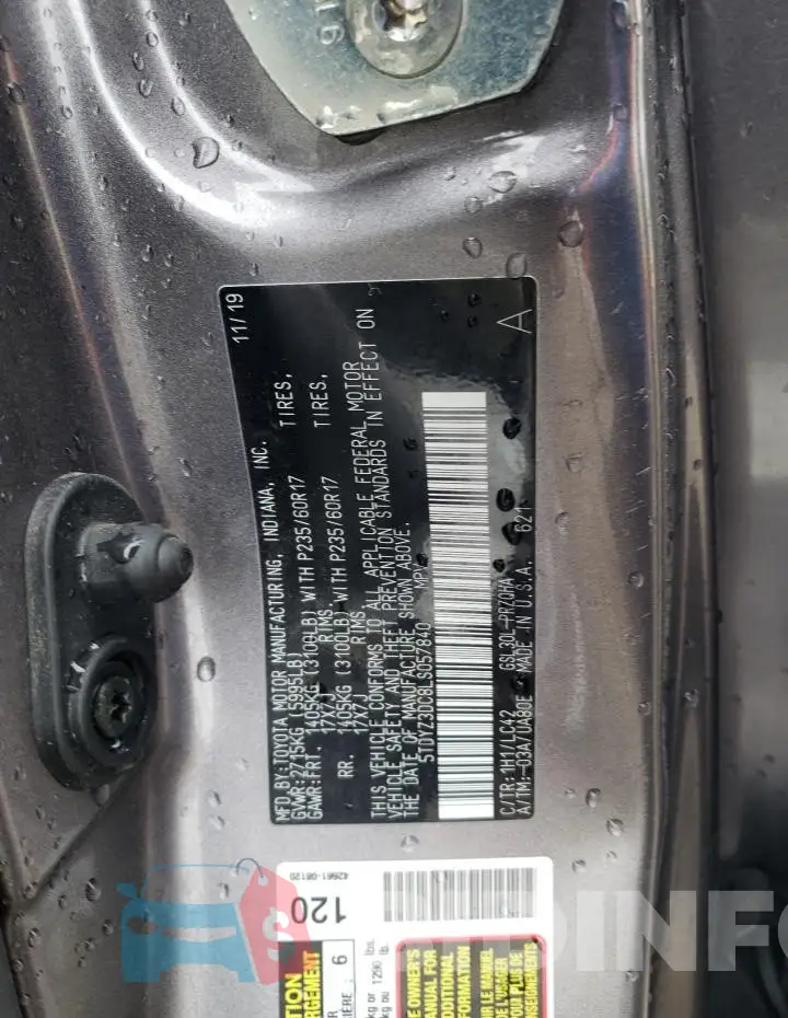 5TDYZ3DC8LS057840 Photo# 13