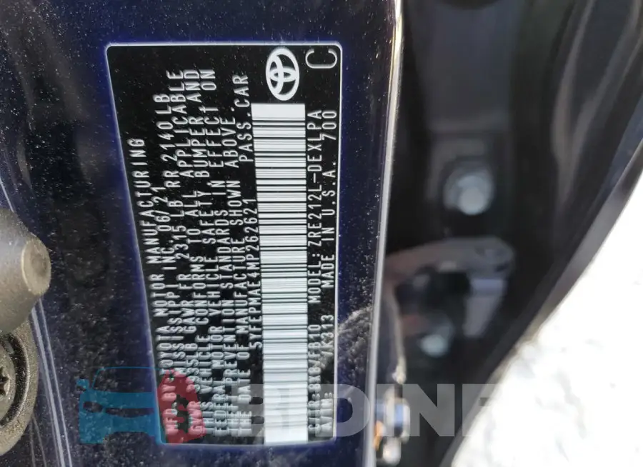 5YFEPMAE4MP262621 Photo# 12
