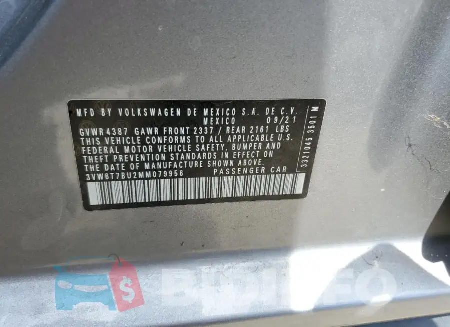 3VW6T7BU2MM079956 Photo# 12