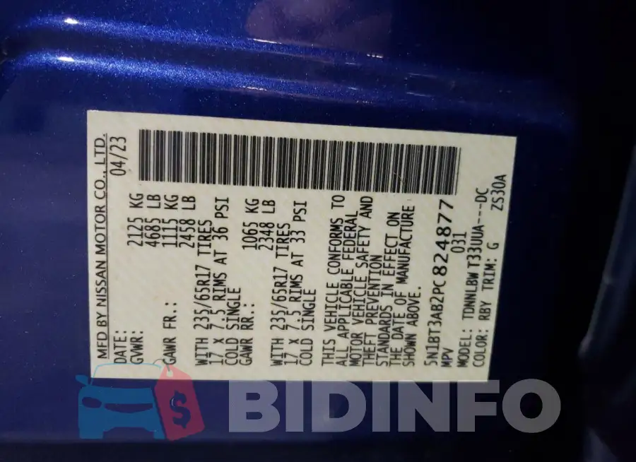 5N1BT3AB2PC824877 Photo# 13