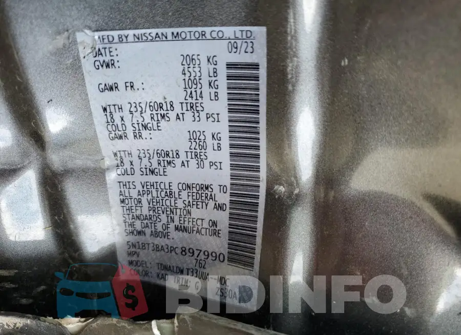 5N1BT3BA3PC897990 Photo# 13