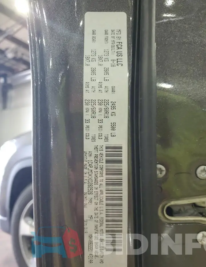 1C4PJMDX1KD282526 Photo# 13