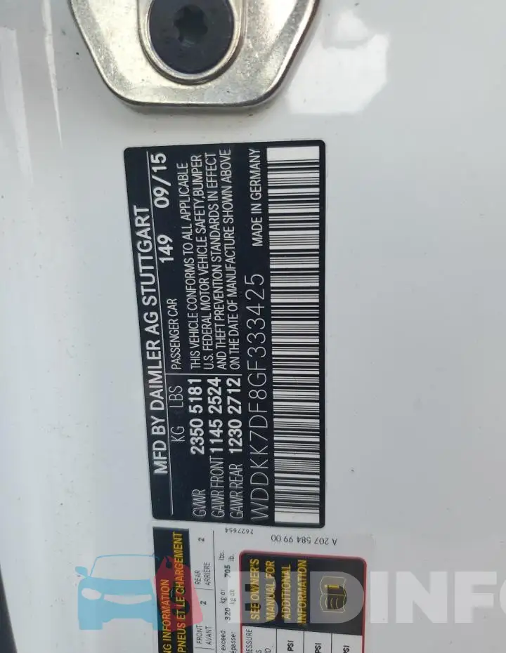 WDDKK7DF8GF333425 Photo# 12
