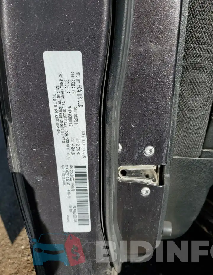 2C3CDXBG2FH880079 Photo# 12