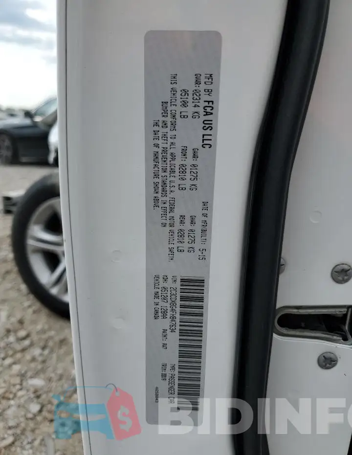 2C3CDXBG4FH847634 Photo# 13