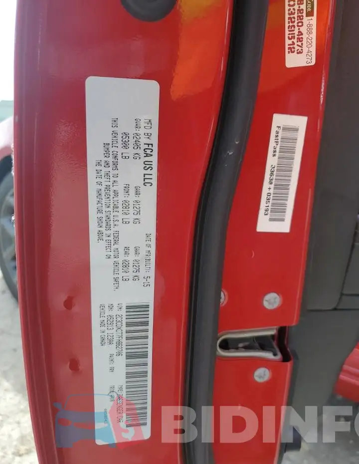 2C3CDXCT7FH862706 Photo# 12