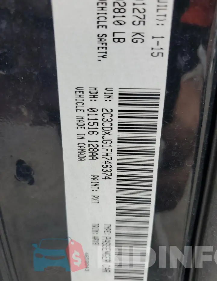 2C3CDXJG1FH746374 Photo# 12