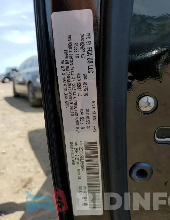 2C3CDZGG8JH288814 Photo# 12