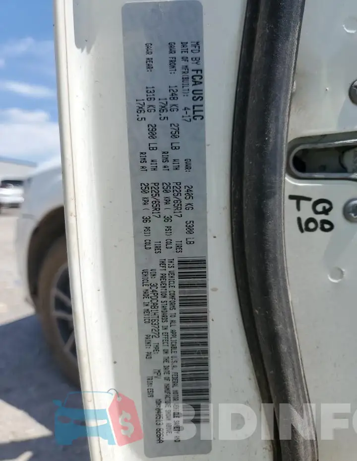 3C4PDCAB1HT637272 Photo# 13
