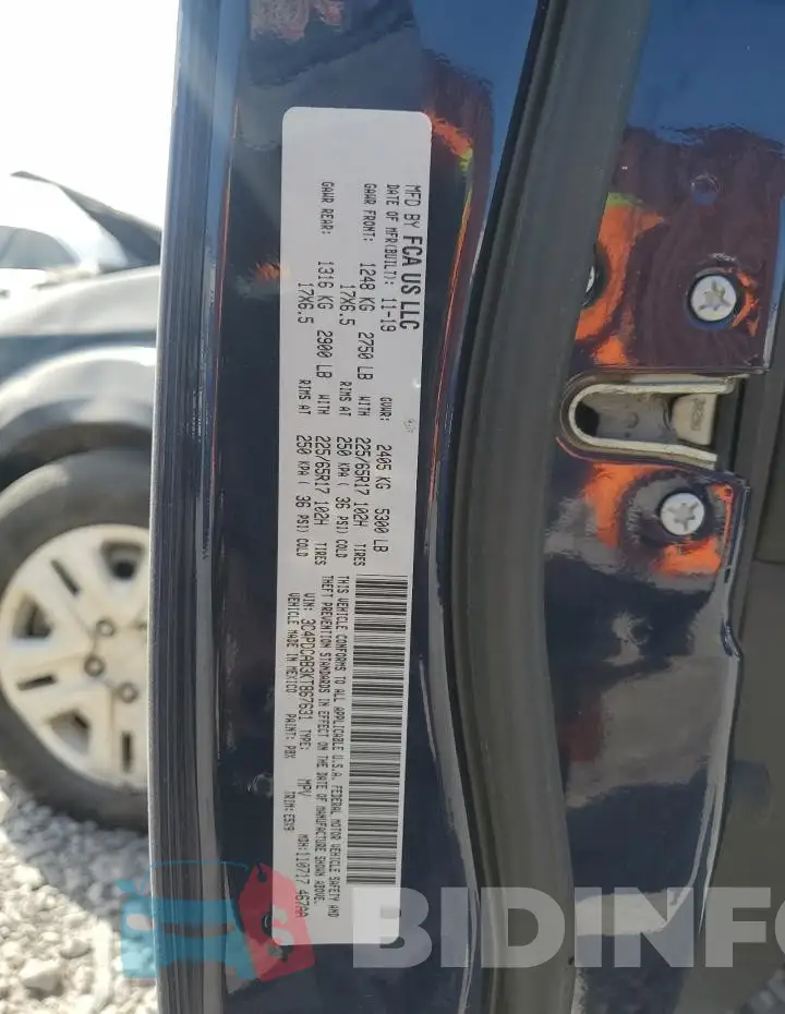 3C4PDCAB3KT867631 Photo# 13