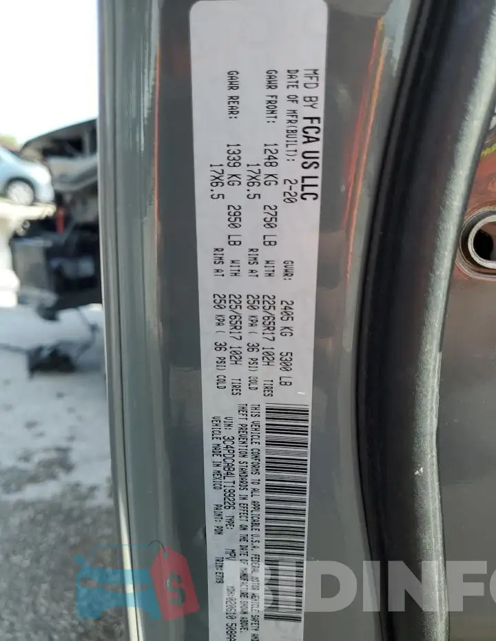 3C4PDCAB4LT199226 Photo# 14